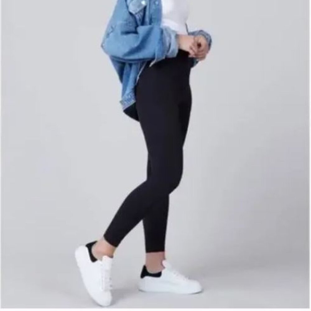 NWT Spanx Black EcoCare Seamless Leggings Size XL
